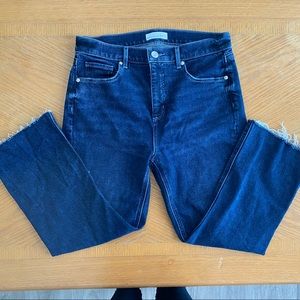 Loft high waist kick crop jeans